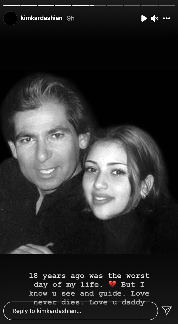 Kim Kardashian Remembers Her Father Robert Sr On The 18th Anniversary Of His Death 